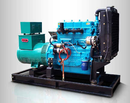 聊城上柴30kw大型柴油发二手电机组_COPY